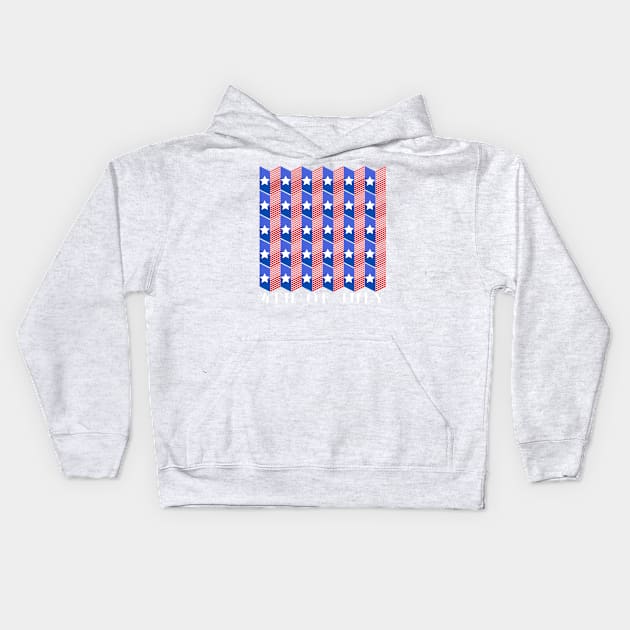 4th of July Kids Hoodie by DadOfMo Designs